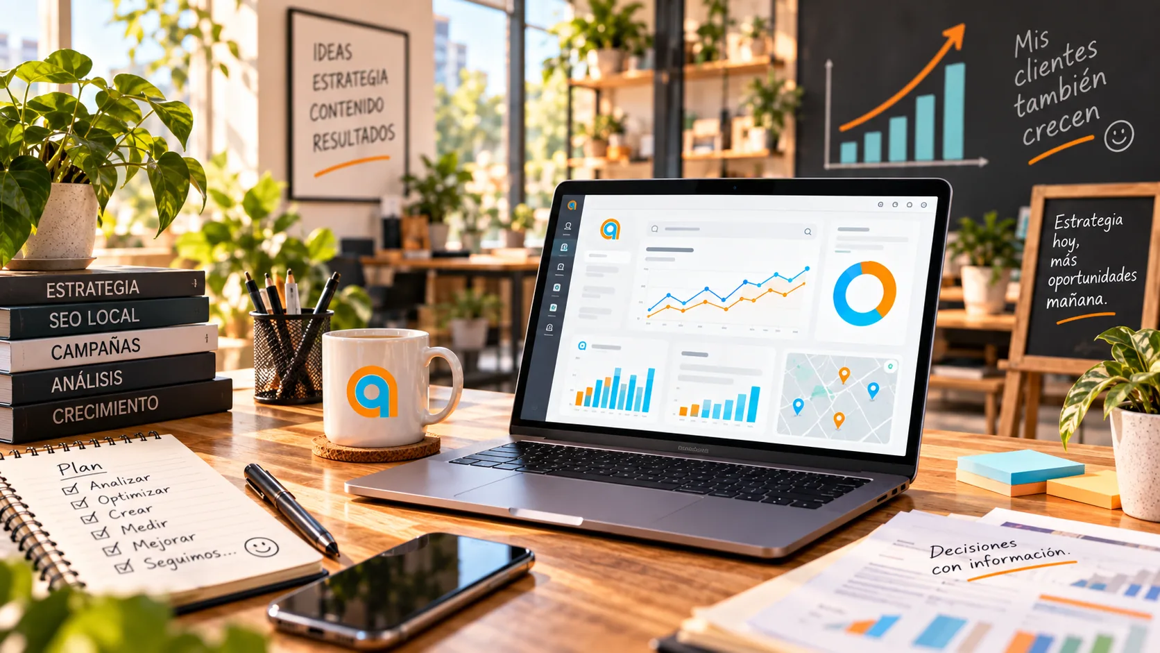 Crecimiento continuo — analítica y decisiones para tu negocio